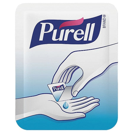 Hand Sanitizer Single Use Packets in Bulk Shipper, PK2000