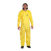 Collared Coverall, 5XL, Yellow, Chemical Laminate M2300