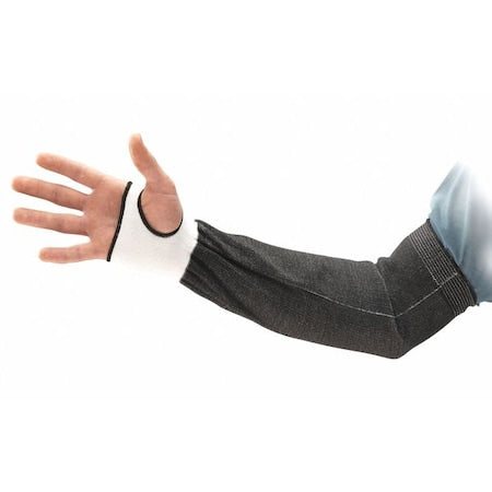 Hyflex Cut-Resistant Sleeve, Cut Level A3, Intercept, Cuff with Thumbhole, 12 in, Black, Small