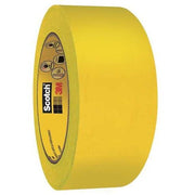 Painter's Tape, 2 in W x 60 yd L, 3.3 mil Thick, Yellow, Rubber Adhesive, 24 PK