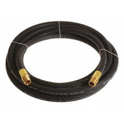3/4" x 100 ft EPDM Coupled Air Hose 200 psi Black