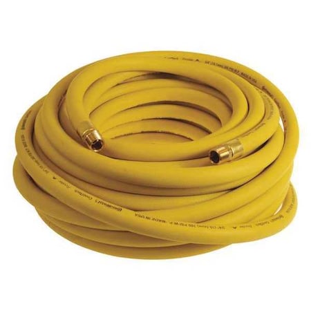 3/4" x 100 ft EPDM Coupled Air Hose 300 psi Yellow