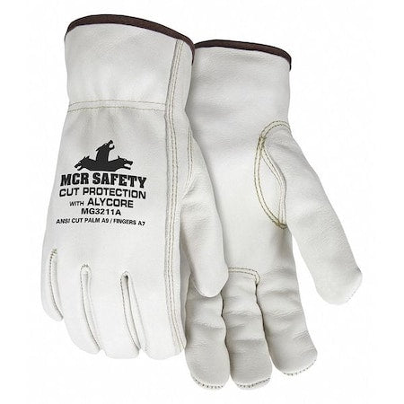 Cut Resistant Gloves, Cut Level A9 ,Uncoated ,None ,2XL 1 PR