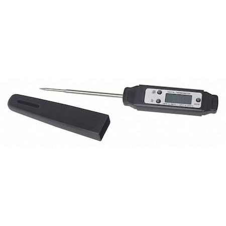 4" Stem Digital Pocket Thermometer, -40 Degrees to 390 Degrees F