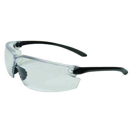 Kramer VP, Safety Glasses, Anti-Fog, Clear Lens, Black Frame, Frameless