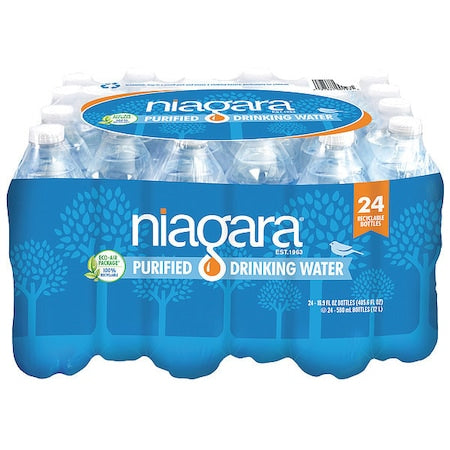 Bottled Water, 24,16.9 oz Bottles Per Case, Pallet of 84 Cases