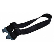 Eyewear Strap, Black, 6 in Length, Neoprene, Clip Attachment