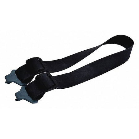 Eyewear Strap, Black, 6 in Length, Neoprene, Clip Attachment