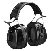 Headset, 26dB, Headband, Black, AA Batteries