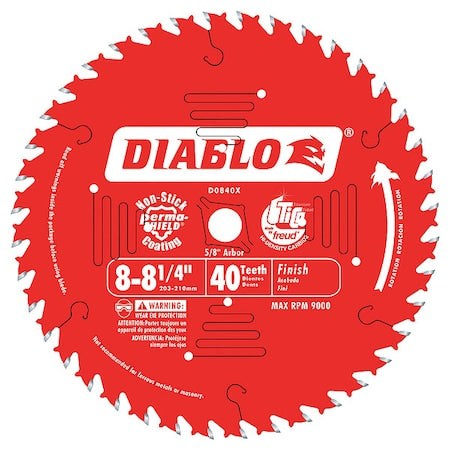 8-1/4",40-Teeth Circular Saw Blade