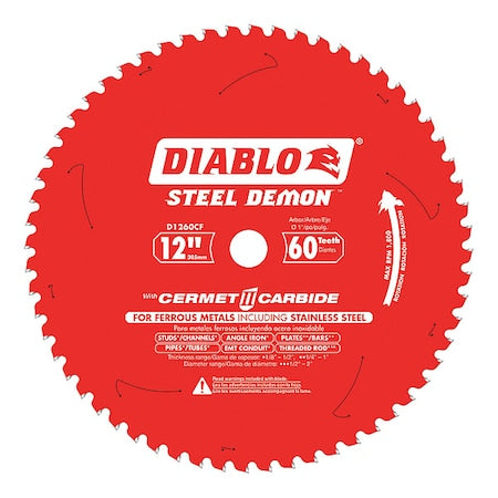 12",60-Teeth Circular Saw Blade