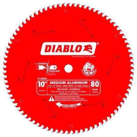 10",80-Teeth Circular Saw Blade