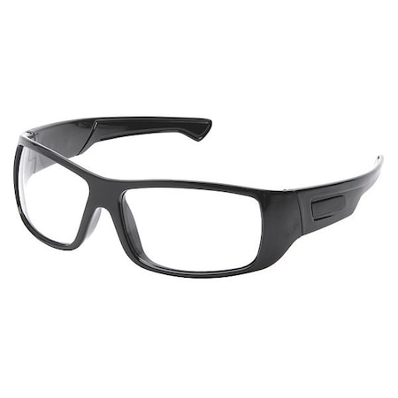 Elect, Safety Glasses, H2X Anti-Fog, Clear Lens, Black Frame, Full-Frame