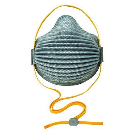 Disposable Respirator, N95, Nuisance Organic Vapor, Nuisance Ozone, Molded, Dual, Adjustable, M/L