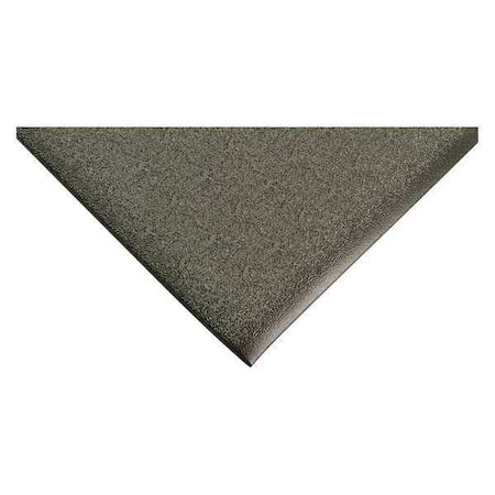 Antifatigue Mat, 2 ft. 8" L x 1 ft. 8" W, 1/2" Thickness, Vinyl, Textured, Black