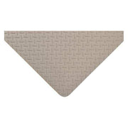 Antifatigue Mat, 75 ft. L x 3 ft. W, 1" Thickness, Vinyl, Diamond Plate, Gray