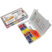 Wire Connector & Terminal Kit, 10 AWG, Polyolefin Insulated, Assorted, Crimp Termination Only