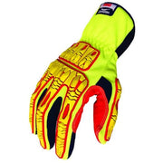 Impact Gloves,Size M,Yellow,PR