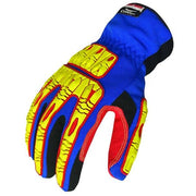 Impact Gloves,Size L,Blue,PR