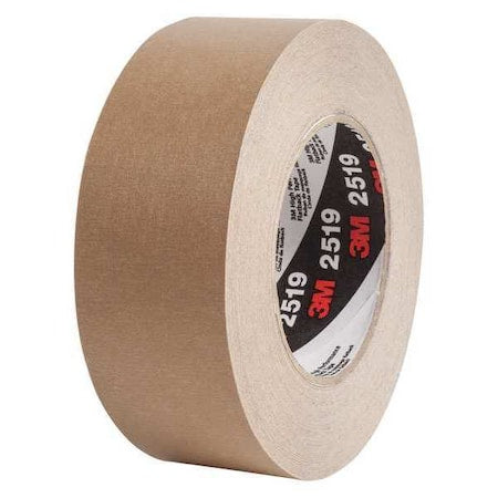 Masking Tape, 48 mm W x 55 m L, 7.1 mil Thick, Brown, Rubber Adhesive, 24 PK