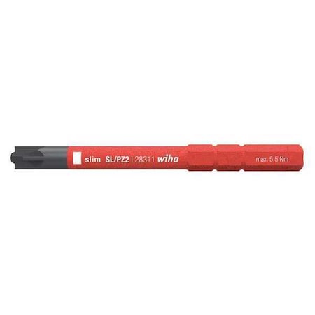 Screwdriver Blade,15/64" Hex Shank Size