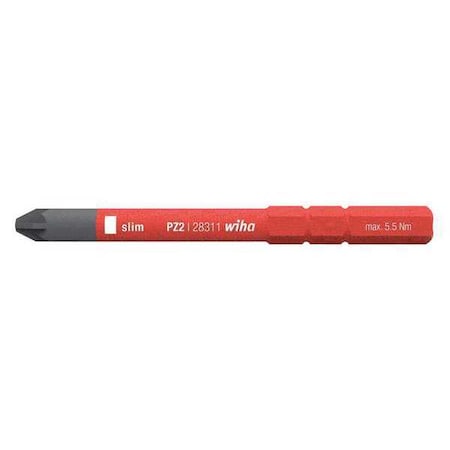 Screwdriver Blade,15/64" Hex Shank Size
