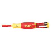 Slotted, Phillips, Square Bit 9 3/4 in, Drive Size: 6 mm , Num. of pieces:7