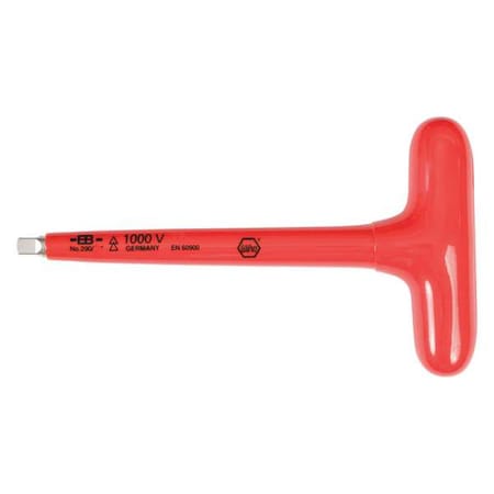 T-Handle Driver,1/4" Drive,Chrome