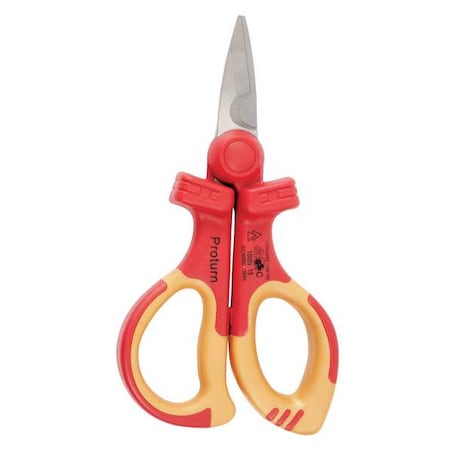 Electricians Scissors,6-5/16" L,SS Blade