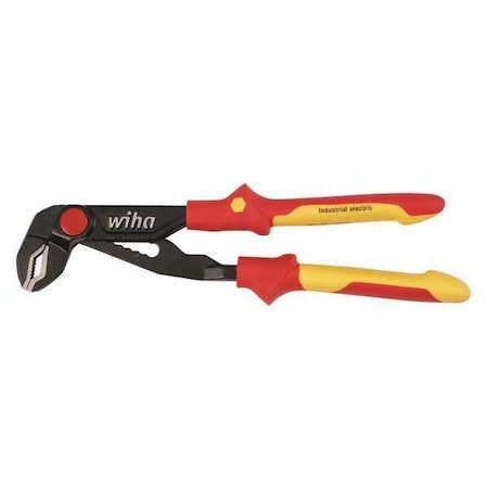 Water Pump Plier,V-Jaw,Push Button Adj