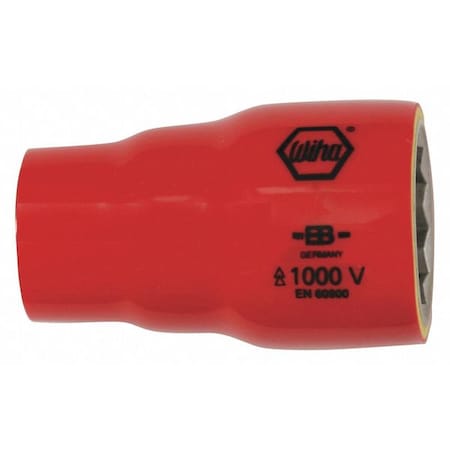 1/2 in Drive, 7/16" Hex, SAE Socket
