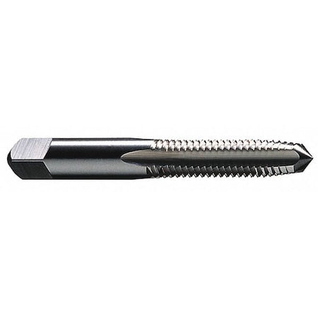 Straight Flute Hand Tap , #5-44 , Taper , 3 Flutes, UNF