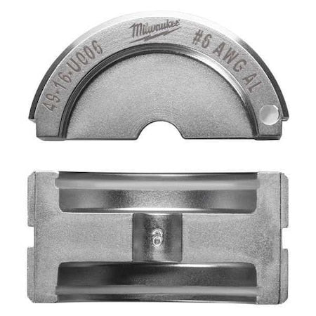 EXACT No. 6 Aluminum 12T U-Style Die