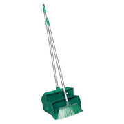 Lobby Dust Pan and Broom Set,Green