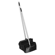 Lobby Dust Pan and Broom Set,Black