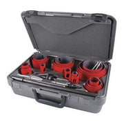 Hole Saw Kit,Saw Sizes 3/4" to 4-3/4"