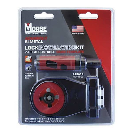 Hole Saw Kit,Saw Sizes 1" to 2-1/8"