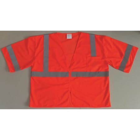 U-Block Vest, Class3 Orange/Red, 2XL