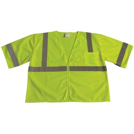 U-Block Vest, Class3 Yellow/Grn, M