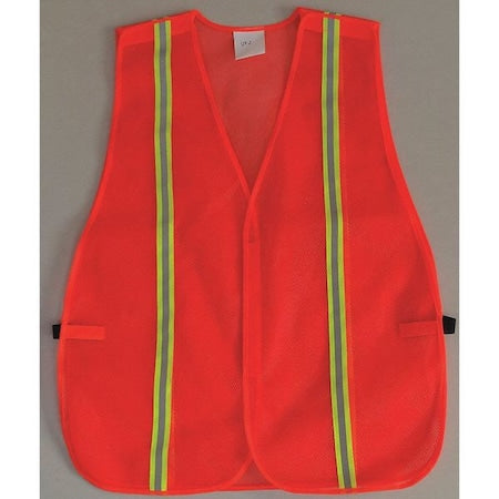 Back Stp Vest, Unrated Orange/Red, Univ