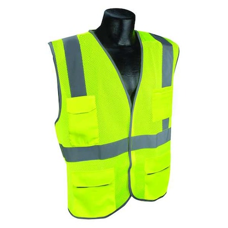 High Visibility Vest,Yellow/Green,L/XL