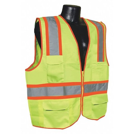 High Visibility Vest,Yellow/Green,L