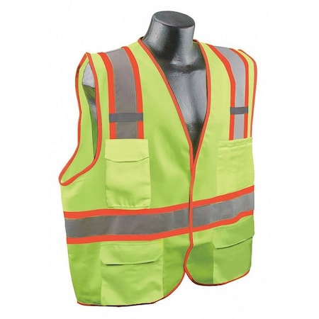 High Visibility Vest,Yellow/Green,S/M