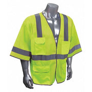 High Visibility Vest,Yllw/Green,4XL/5XL