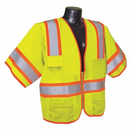 High Visibility Vest,Yellow/Green,4XL