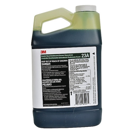 Neutral Disinfectant Cleaner Concentrate, 64 oz. Bottle, Lemon