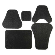 Restroom Mat Bundle,Black,Thickness 1/8"