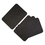 Sink Dryer Mat,Black,Thickness 1/8", PK4