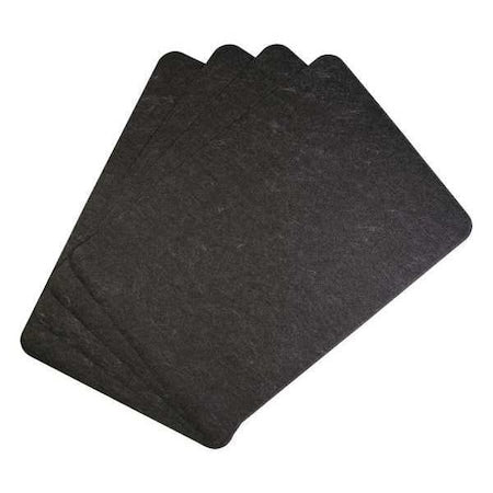 Sink Dryer Mat,Black,Thickness 1/8",PK4