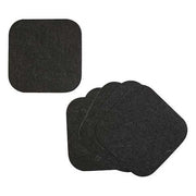 Drip Pad, Polypropylene, 1/8 in Thick, Black, 9 in W x 9 in L